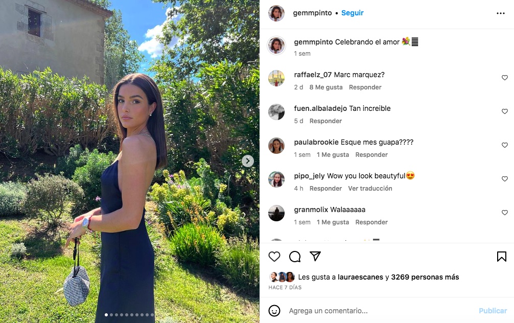 Así es Gemma Pinto, la nueva pareja del pelotón - Instagram