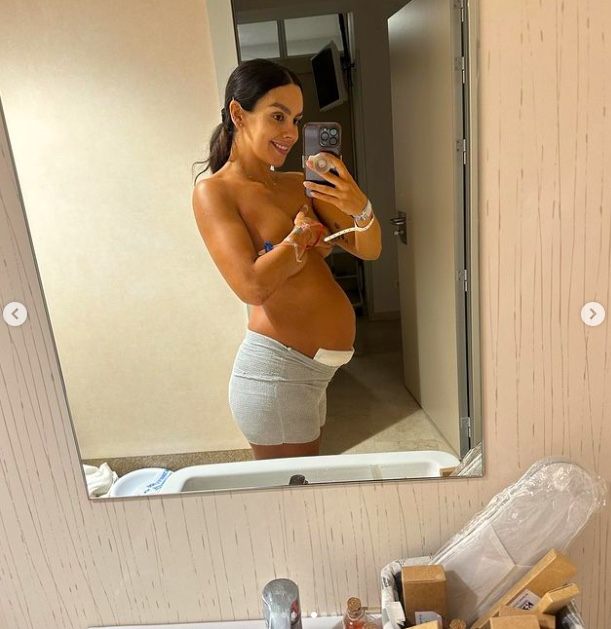 Así estaba Cristina Pedroche cuatro horas después del parto - Instagram
