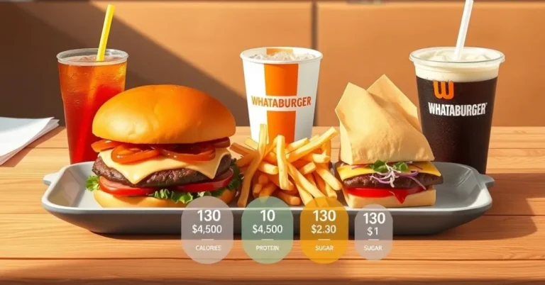 Whataburger Nutrition