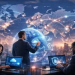 Global technology solutions connecting businesses worldwide through cloud computing, AI, and secure digital infrastructure